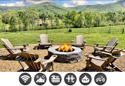 Amazing Cabin with Fire Pit and Hot-tub in Sevierville, Tennessee - Sevierville, Tennessee - glamping.directory