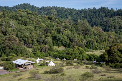 Stylish Bell Tent Rental at a Valley Retreat for Glamping in California - Boonville, California - glamping.directory
