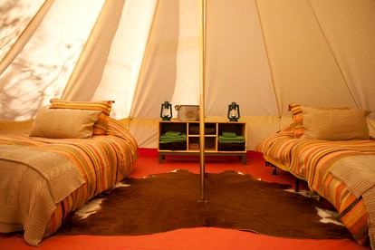 Stylish Bell Tent Rental at a Valley Retreat for Glamping in California - Boonville, California - glamping.directory