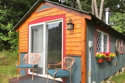 Peaceful Cabin Rental for a Weekend Getaway in Wells, Vermont - glamping.directory