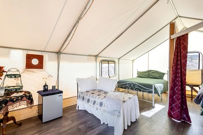 Off-Grid Tented Cabin, Perfect for a Getaway in the Best Vacation Spot for Couples, Brisbee, Arizona - Tombstone, Arizona - glamping.directory