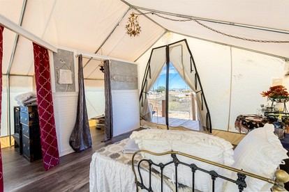 Off-Grid Tented Cabin, Perfect for a Getaway in the Best Vacation Spot for Couples, Brisbee, Arizona - Tombstone, Arizona - glamping.directory
