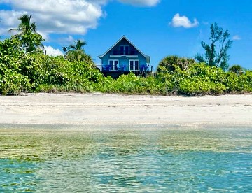 Family-Friendly Beach House with Dock & Kayaks on Secluded Little Gasparilla Island near Boca Grande, Florida - Placida, Florida - glamping.directory