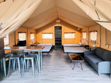 Safari Tent Glamping Escapes on the San Marcos River, Texas - Kingsbury, Texas - glamping.directory