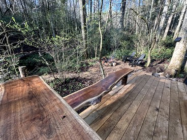 Secluded Off-Grid Cabin Retreat with Fire Pit & Sauna in Zirconia, North Carolina - Zirconia, North Carolina - glamping.directory