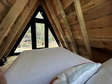 Secluded Off-Grid Cabin Retreat with Fire Pit & Sauna in Zirconia, North Carolina - Zirconia, North Carolina - glamping.directory