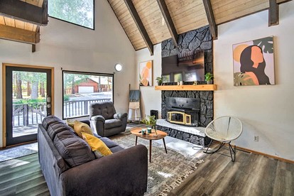 Fantastic A-frame with Games and Hot-tub in Big Bear Lake, California - Big Bear Lake, California - glamping.directory
