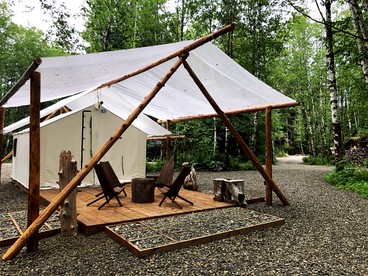 Romantic Safari Tent in Forks, Washington, Perfect for a Relaxing Weekend Getaway to Ruby Beach, WA - glamping.directory