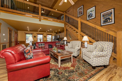 Spectacular Cabin with Exterior and Interior Pool, Sauna and Amazing Outdoor Area in Gatlinburg, Tennessee - Gatlinburg, Tennessee - glamping.directory