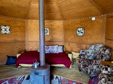 Authentic Navajo Yurt in Colorado for Romantic Mountain Escapes Near Mesa Verde National Park - Cortez, Colorado - glamping.directory