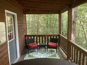 Rustic Cabin on 28-Acre Property in the Foothills of the Blue Ridge Mountains - Elkin, North Carolina - glamping.directory