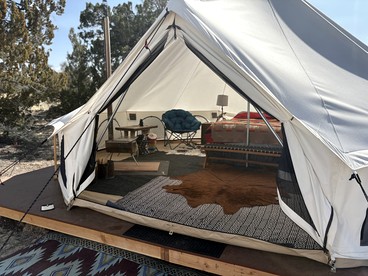 Secluded Luxury Glamping Camp with Safari-Style Dining near South Rim Grand Canyon, Arizona - Monument Valley, Utah - glamping.directory