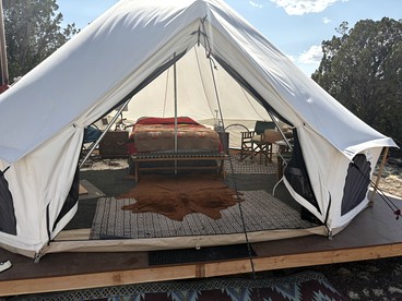 Secluded Luxury Glamping Camp with Safari-Style Dining near South Rim Grand Canyon, Arizona - Monument Valley, Utah - glamping.directory