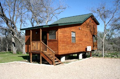 Creekside Cabin Rental for Quintessential Staycation near Austin, Texas - glamping.directory