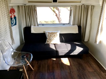 Charming Riverfront Airstream Rental for Getaway near Fredericksburg, Texas - Mason, Texas - glamping.directory