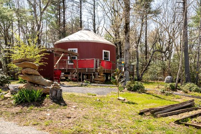 Spacious Yurt with Hot Tub for the Ideal Blue Ridge Parkway Getaway - glamping.directory