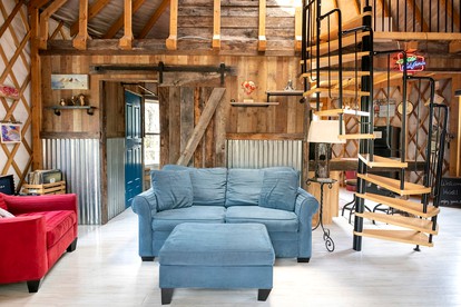 Spacious Yurt with Hot Tub for the Ideal Blue Ridge Parkway Getaway - Fancy Gap, Virginia - glamping.directory