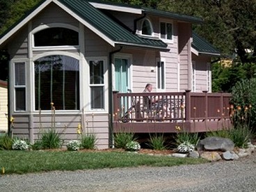 Luxury Cottage with Furnished Deck in Trinity, California - glamping.directory