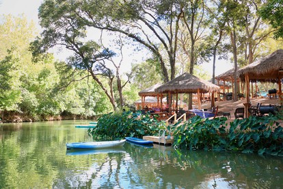 Cibolo's Family Oasis: Waterfront Tented Cabin Fully Loaded for Your Perfect Getaway - Cibolo, Texas - glamping.directory