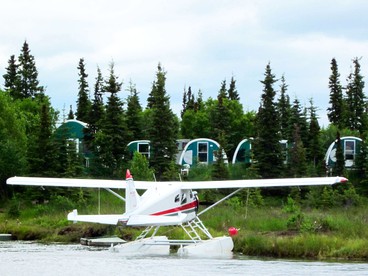 Rustic Tented Cabin Rental for a Fishing Getaway near Levelock, Alaska - Egegik, Alaska - glamping.directory