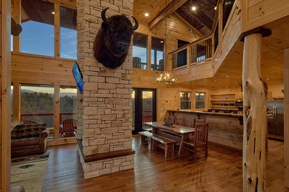Glamping Vacation Rental with Indoor Pool near the Great Smoky Mountains, Tennessee, for Weekends Away in Nature - Gatlinburg, Tennessee - glamping.directory