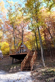 Two Person A-frame near Tappan Lake, Ideal to Reconnect with Nature in Ohio - Deersville, Ohio - glamping.directory