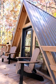 Two Person A-frame near Tappan Lake, Ideal to Reconnect with Nature in Ohio - Deersville, Ohio - glamping.directory