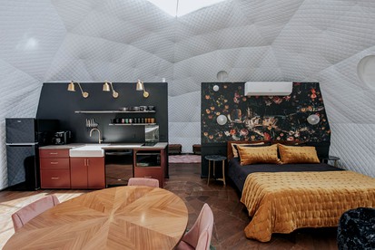 Designer Dome with Unmatched Scenery: Romantic Getaway near Falls in Cherry Log, Georgia - Cherry Log, Georgia - glamping.directory