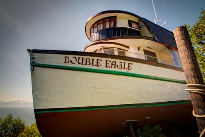 Renovated Ship in Remote Wilderness of Homer, Alaska - Homer, Alaska - glamping.directory