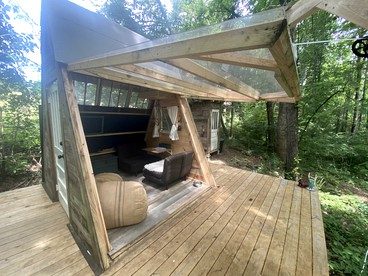 Off-Grid Experience in Cozy Mini A-Frame in Picturesque Tennessee - Grandview, Tennessee - glamping.directory