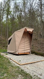 Safari Tent Glamping in Grayson Kentucky with Biking Trails Access - Grayson, Kentucky - glamping.directory