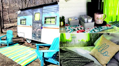 Vintage Airstream Ideal to Reconnect with Nature in Indiana - Nashville, Indiana - glamping.directory
