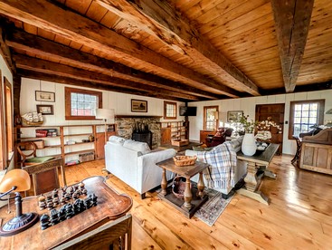 Elegant Luxury Cottage with Fire Pit Near Carrying Place Beach in Surry, Maine - Surry, Maine - glamping.directory