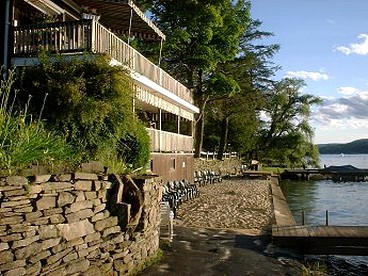 Tranquil Lakeside A-Frame Cabin Rental in Harveys Lake, Pennsylvania - Harveys Lake, Pennsylvania - glamping.directory