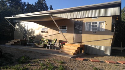 Vintage Trailer Vacation Rental with Mid-Century Decor near Salida, Colorado - glamping.directory