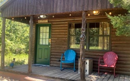 Cozy Texas Cabin Retreat with Hot Tub & Scenic Outdoor Spaces in Bluff Dale, Texas - Bluff Dale, Texas - glamping.directory