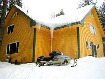 Rustic Vacation Rental with a Boat Dock on Sebec Lake in Bowerbank, Maine - glamping.directory