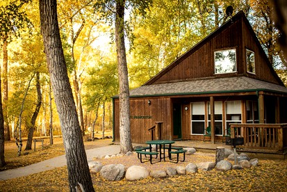 Waterfront Camping Cabin near the Great Sand Dunes in Colorado - Salida, Colorado - glamping.directory