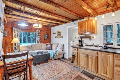 Secluded Cabin Nestled Amidst Trees and Fire Pit Provided in Hazelhurst, Wisconsin - Hazelhurst, Wisconsin - glamping.directory