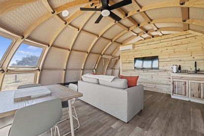 Spacious Unique Pod Perfect for a Secluded Escape in Texas - Fredericksburg, Texas - glamping.directory