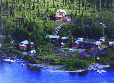 Spacious Lakeside Cabin with a Private Deck on Bristol Bay, Alaska - glamping.directory