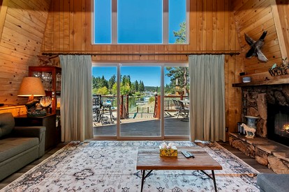 Cozy Lakefront Cabin with Firepit and Scenic Views near The Village in Big Bear, California - Big Bear Lake, California - glamping.directory