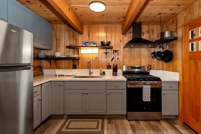 Cozy Lakefront Cabin with Firepit and Scenic Views near The Village in Big Bear, California - Big Bear Lake, California - glamping.directory