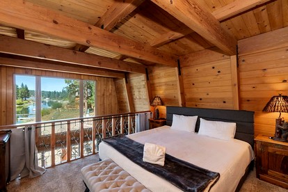 Cozy Lakefront Cabin with Firepit and Scenic Views near The Village in Big Bear, California - Big Bear Lake, California - glamping.directory