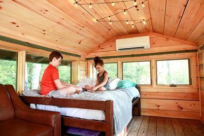 Treetop Cabin for the Ultimate Getaway near Lake Lure in Bostic, North Carolina - Rutherfordton, North Carolina - glamping.directory