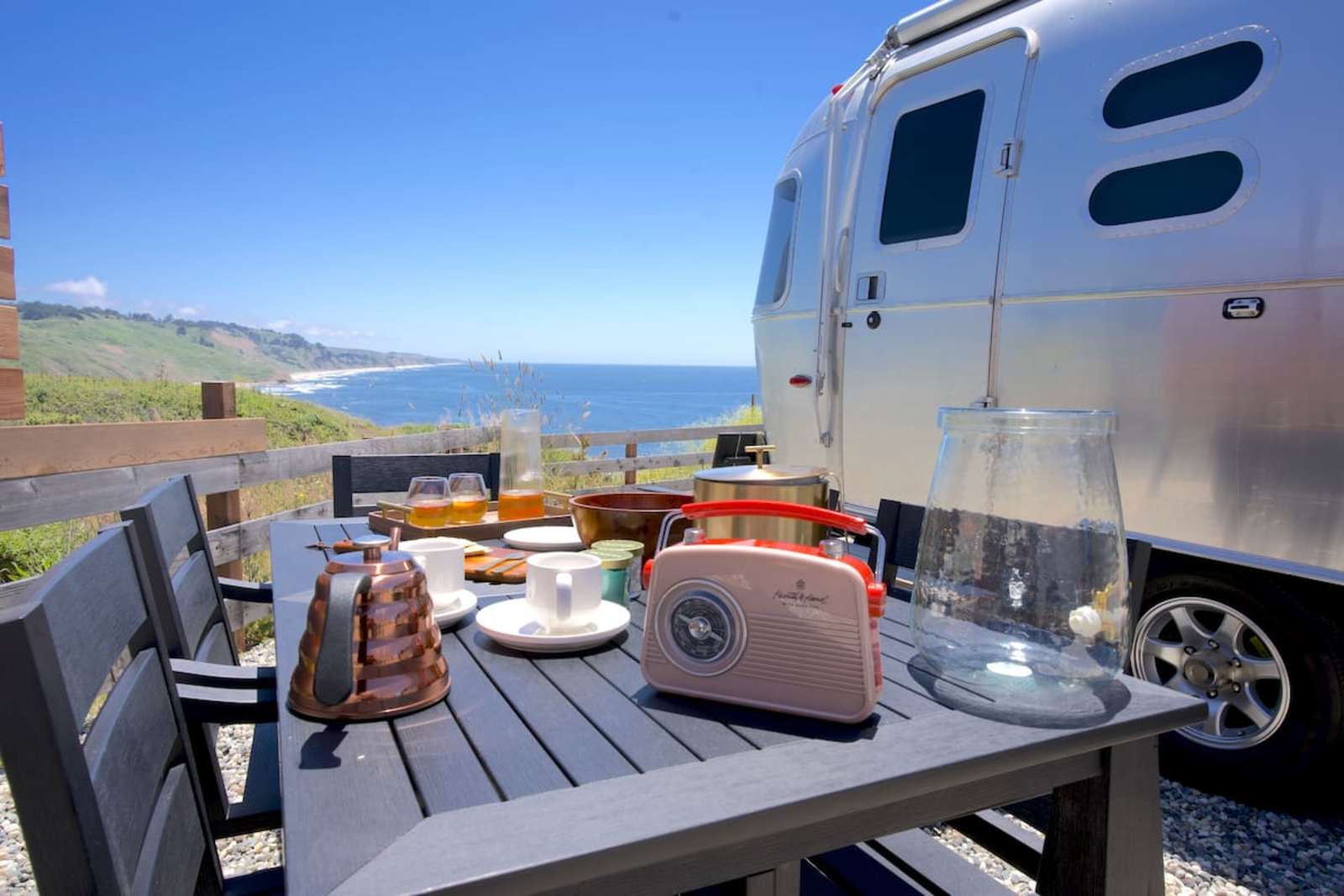 Dreamy California Coast Airstreams - Pescadero, California - glamping.directory