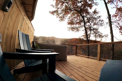 Luxury Wellness Dome with Private Sauna, Hot Tub & Cold Plunge Near Pisgah National Forest | Balsam Grove, North Carolina - Balsam Grove, North Carolina - glamping.directory
