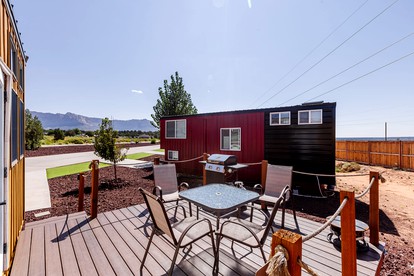 Discover Two Wonders: Tiny Home Getaway Near Bryce Canyon and Grand Canyon - Apple Valley, Utah - glamping.directory