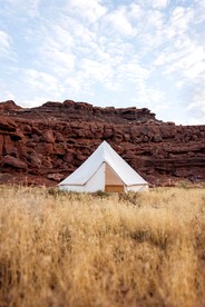Stunning Family Glamping Tent for a True Outdoor Experience on a Secluded Ranch in Moab, Utah - Moab, Utah - glamping.directory