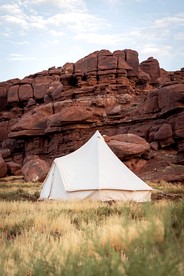 Stunning Family Glamping Tent for a True Outdoor Experience on a Secluded Ranch in Moab, Utah - Moab, Utah - glamping.directory